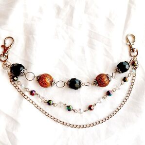 3連アクセサリーチェーン