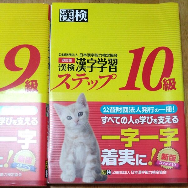 漢検漢字学習ステップ9級 10級 2冊セット
