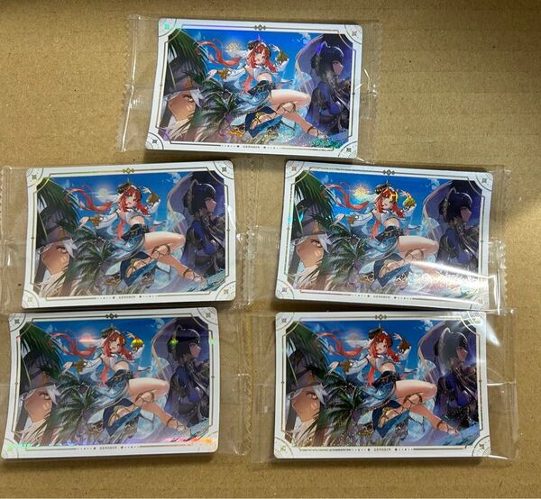 原神 シールウエハース2 10 ニィロウ セノ キャンディス