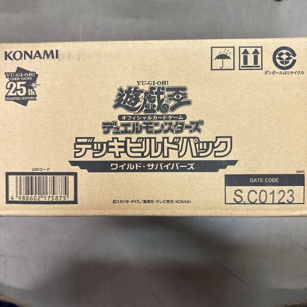 遊戯王 デッキビルドパック ワイルド・サバイバーズ ワイルドサバイバーズ 24ボックス BOX 1カートン