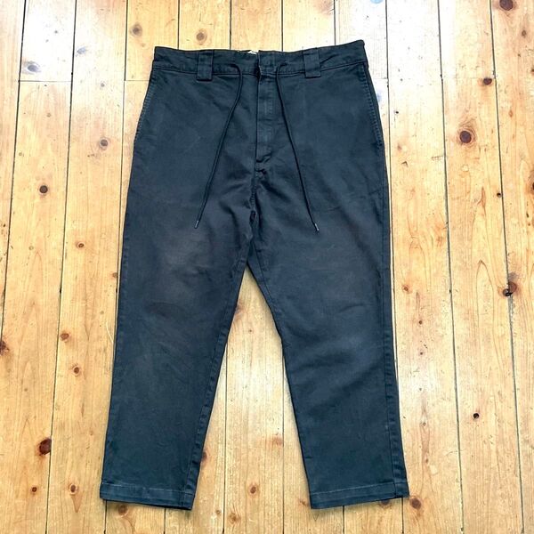 Dickies ディッキーズ 9分丈 TC ストレッチ アンクルイージーパンツ 181m40wd16 パンツ 黒 XL ボトムス