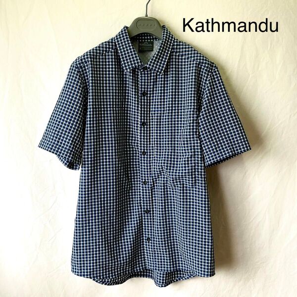Kathmandu シャツ カトマンズ ストレッチ 伸縮性 アウトドア 登山 ハイキング トレッキング チェック チェックシャツ