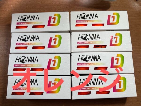 HONMA ホンマ ゴルフ ボール D1 DYNAMIC DISTANCE オレンジ 2ダース