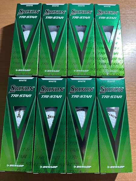 DUNLOP ダンロップ 日本正規品 SRIXON TRI-STAR スリクソン トライスター ホワイト 2ダース