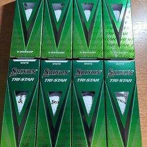 DUNLOP ダンロップ 日本正規品 SRIXON TRI-STAR スリクソン トライスター ホワイト 2ダース