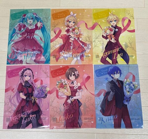 初音ミク クリアファイル 全6種類