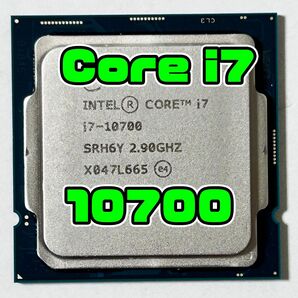 正常品 Intel Core i7-10700 8C/16T 2.9~4.8Ghz SRH6Y LGA1200 10世代