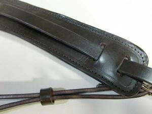  complete hand .. leather guitar strap vintage stlye[ scorching tea ]