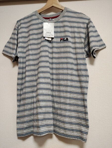 FILA タグ付き新品 半袖ボーダーTシャツ 160 綿100% 肌触り〇