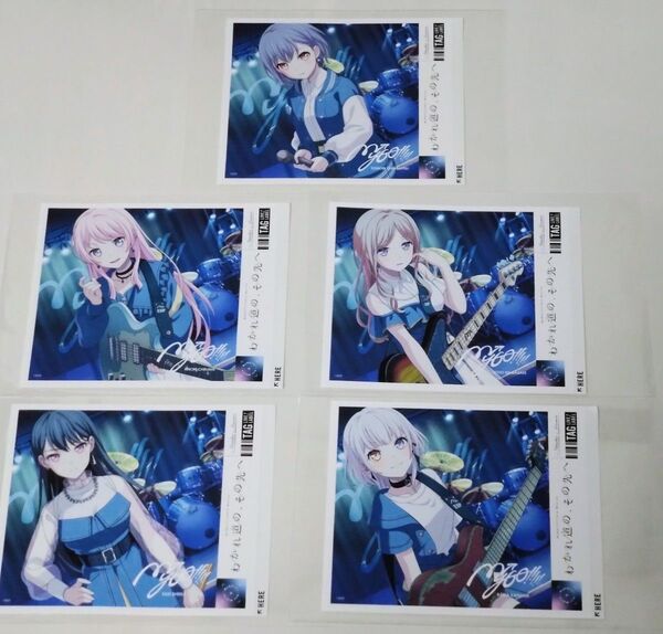 サントリー × バンドリ ラベル缶 特典 ステッカー MyGO!!!!! 全5種類 高松燈 千早愛音 要楽奈 長崎そよ 椎名立希