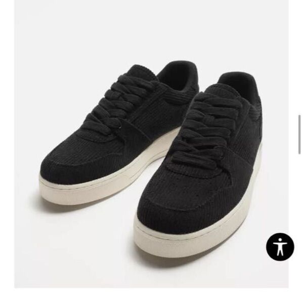 ZARA コーデュロイスニーカー 26.5cm