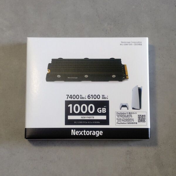 【新品未開封】Nextorage NEM-PAB 1TB M.2 SSD PCIe 4.0