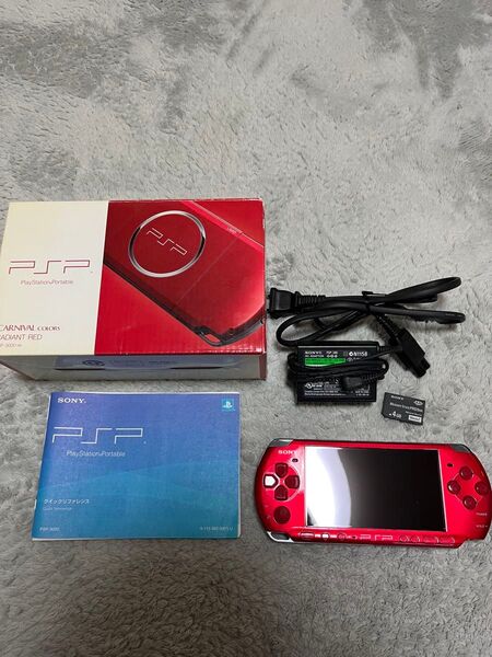 SONY PSP-3000 ラディアントレッド 本体