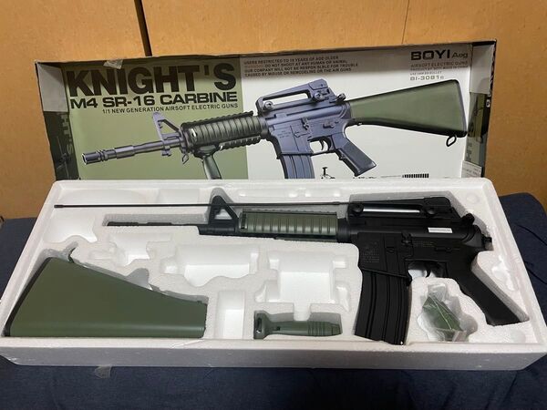 【動作未確認】メーカー不明 M4 SR-16 カービン KNIGHTS 電動ガン