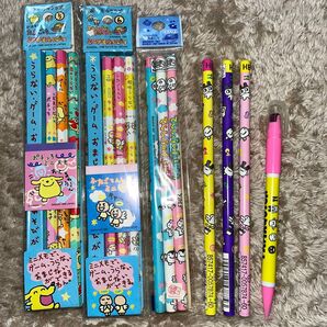 たまごっち鉛筆/てんしっちのたまごミニメモ鉛筆/ポチっち ミニメモ鉛筆/スタンプ付シャーペンまとめ売り