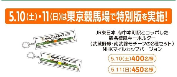 JRA welcome チャンス 特別版 2025年 東京競馬場 キーホルダー
