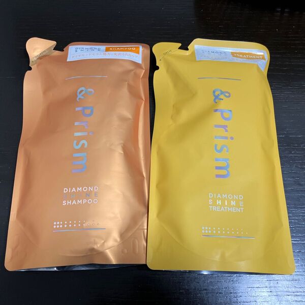&Prism ダイヤモンドシャイン シャンプー & トリートメント アンドプリズム 各320mL 詰め替え セット