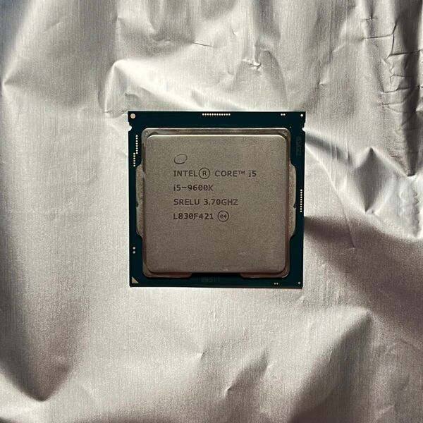 CPU CORE i5-9600K 3.70GHZ 第9世代 INTEL