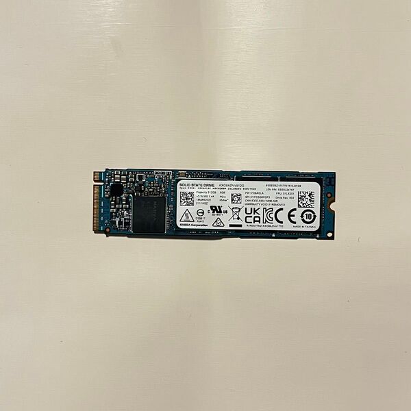 SSD 512GB M.2 NVMe 2280 M KEY 正常判定
