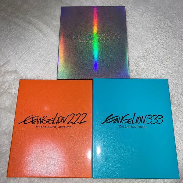 ヱヴァンゲリヲン新劇場版:序 EVANGELION:1.11 破 2.22 Q EVANGELION:3.33ブルーレイ3組セット