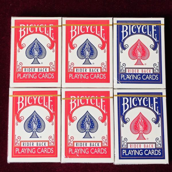 【6個】バイシクルゴールドスタンダード オハイオ beeストック bicycle gold standard 赤裏4個青裏2個