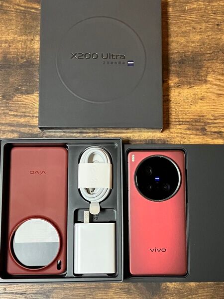 vivo X200 Ultra レッド 16GB/512GB 大陸版 オマケ付き