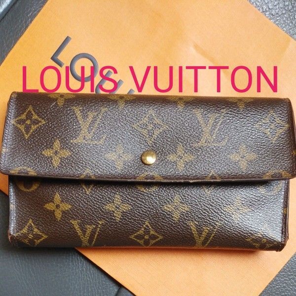 LOUIS VUITTON ポルトトレゾールインターナショナル三つ折り モノグラム 長財布
