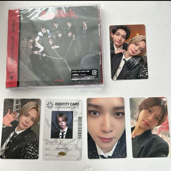 Go in Blind (月狼)」通常盤 &TEAM K トレカセット CD single