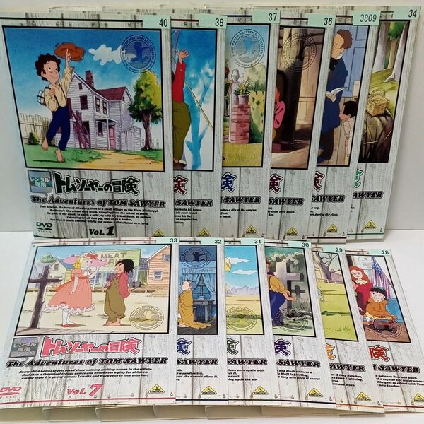 トム・ソーヤーの冒険 世界名作劇場 レンタル落ち DVD 全12巻セット