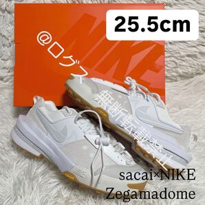 サカイ × ナイキ ゼガマドーム サミットホワイト 25.5cm