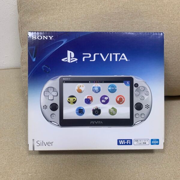 PlayStation Vita Wi-Fiモデル シルバー PCH-2000 ZA25