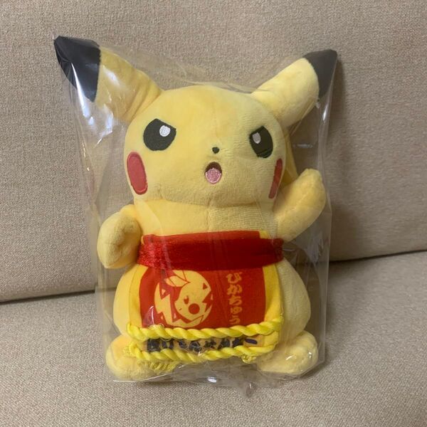 ポケモンセンターDX 1周年記念 ピカチュウ 力士 ぬいぐるみ ポケットモンスター