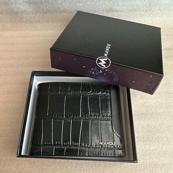 新品 ブラック 財布 メンズ ミニ財布 人気 PUレザー 二つ折り財布 軽量 防犯 薄い 2つ折り 大容量 仕切り 小銭入れ
