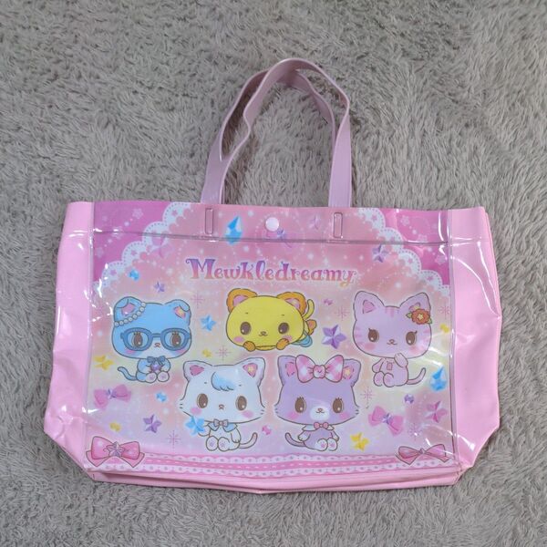 Sanrio プールバック ミュークルドリーミー サンリオ 女の子 スイミングバック ビニールバッグ ビーチバッグ 水泳バッグ