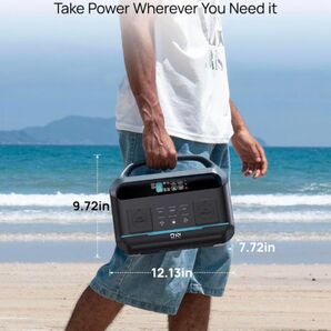 ポータブル電源 600W 防災停電 屋外使用 リン酸鉄リチウム電池 ポタ電 防災