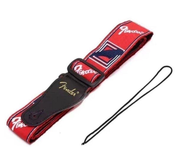 新品 フェンダー Fender ギターストラップ レッド