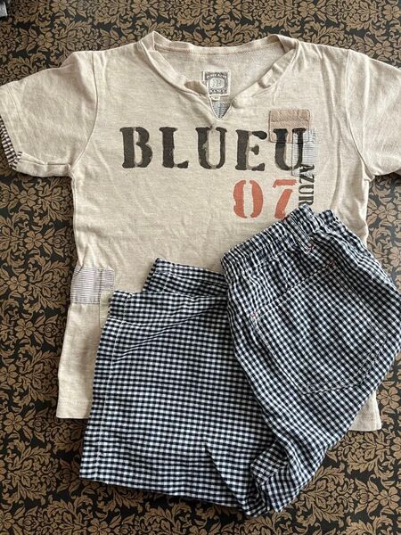 男の子 キッズ 半袖Tシャツ ハーフパンツ セット 120サイズ2点セット