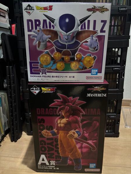 一番くじ ドラゴンボール A賞 超サイヤ人4孫悟空 E賞 フリーザ MASTERLISE