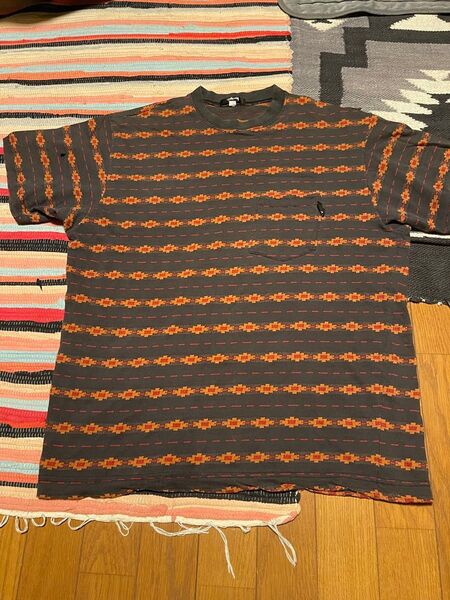 Stussy 幾何学模様 Tシャツ 総柄
