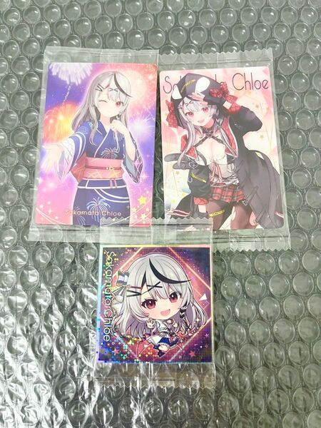 ホロライブ ウエハース カード イタジャガ ステッカー シール 沙花叉クロヱ