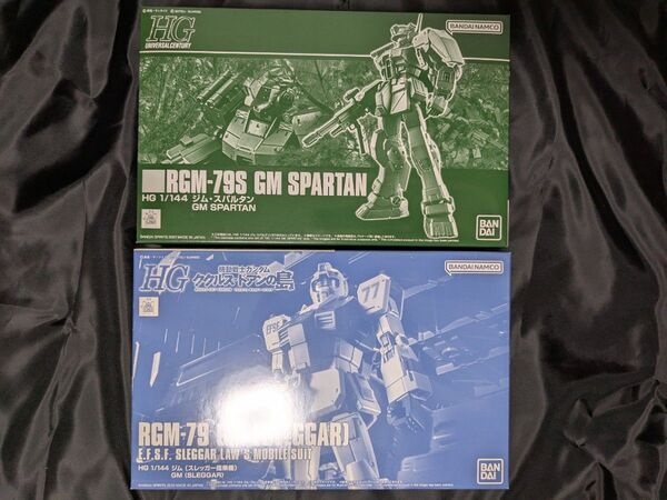 ガンプラ HG ジムスパルタン & ジム(スレッガー機) 2点セット プレミアムバンダイ
