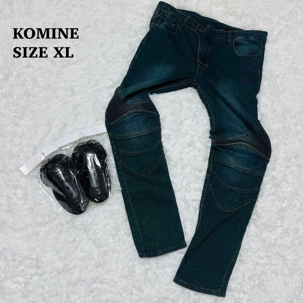 訳ありお買い得 ストレッチ抜群 KOMINE コミネ プロテクトジーンズ XL