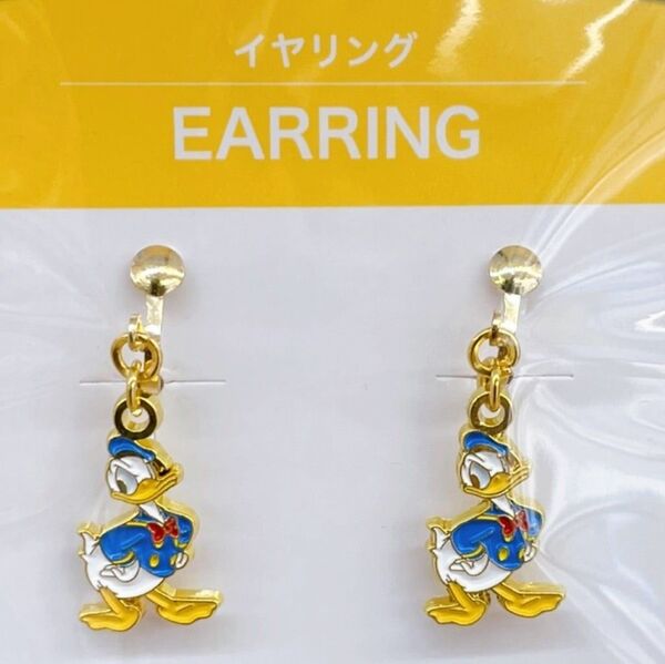 ドナルドダック イヤリング 90周年 ディズニー アクセサリー