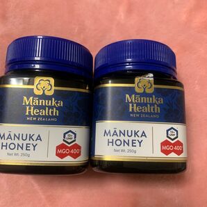 日本国内正規品(並行輸入品ではありません)マヌカヘルス社マヌカハニーMGO400+ 250g×2個