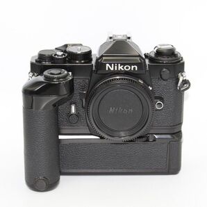 美品 Nikon FE BLACK ボディ モータードライブMD-12付き