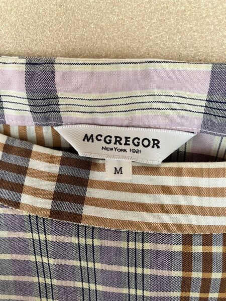 McGREGOR チェック柄トップス