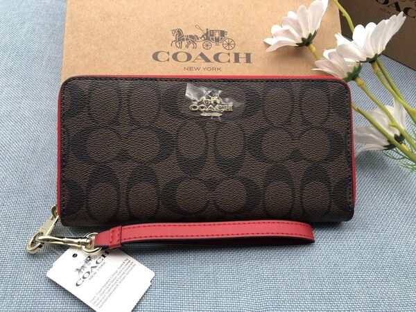 コーチ 財布 長財布 COACH メンズ レディース ブランド ギフト シグネチャー 新品未使用