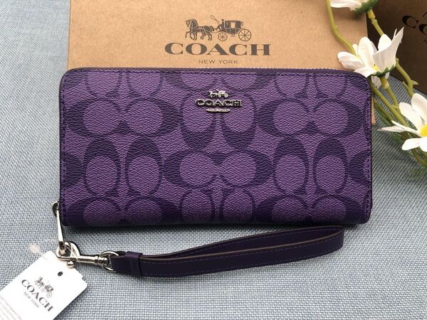 コーチ 財布 長財布 COACH 誕生日 プレゼント ギフト ブランド シグネチャー メンズ レディース