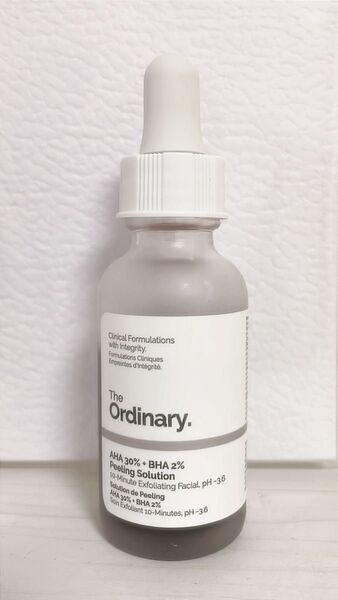 血みどろピーリングThe OrdinaryのAHA 30% + BHA 2% Peeling Solution 中古 美容液