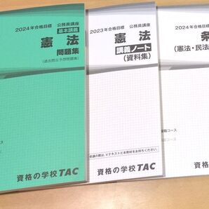 公務員試験 憲法問題集+講義ノート+条文集